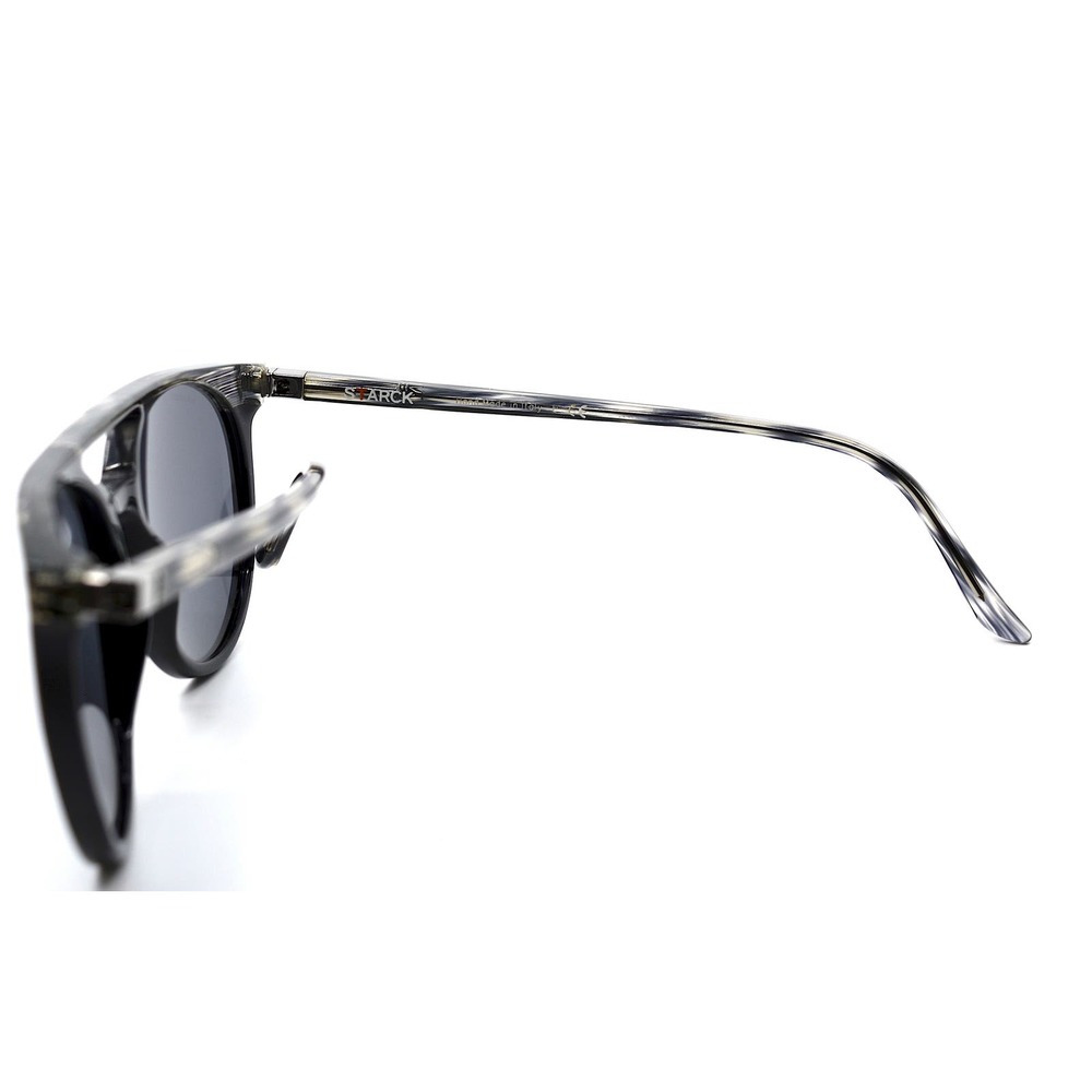 NEW STARCK SH5020 0001/81 BLACK GREY POLARIZED AUTHENTIC SUNGLASSES - Picture 10 of 13